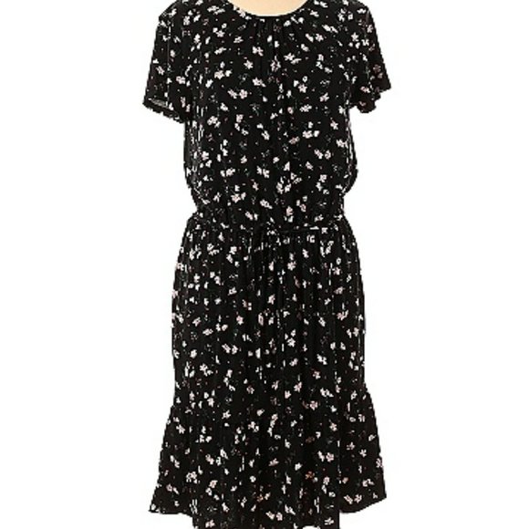 Banana Republic Factory Dresses & Skirts - Banana Republic Black Floral Dress - Size M